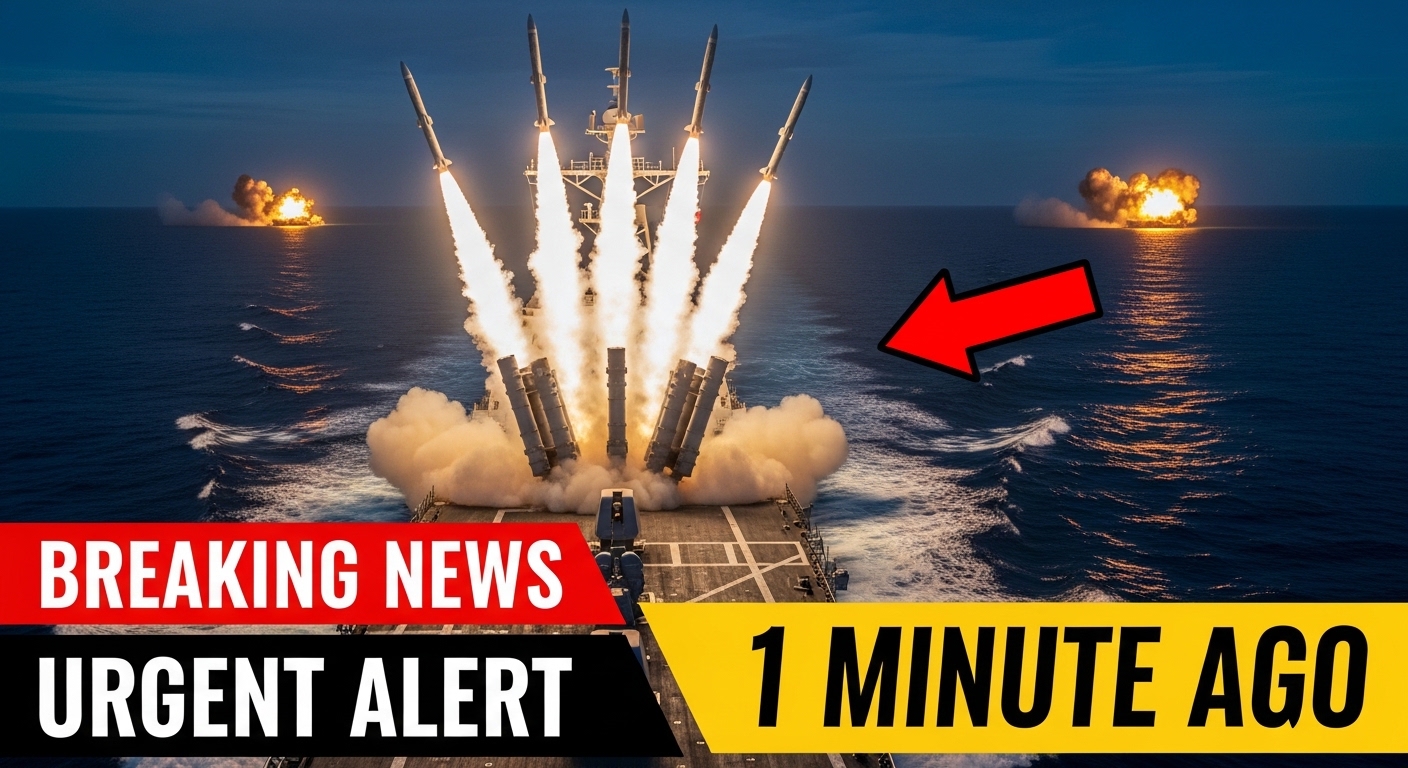 BREAKING: U.S. Navy Launches Massive Strike on Iranian Missile Sites